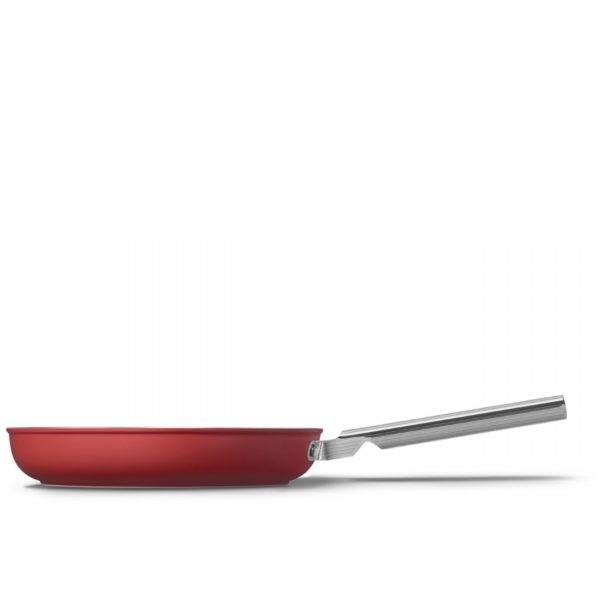 SMEG - BRAADPAN 28cm ROOD