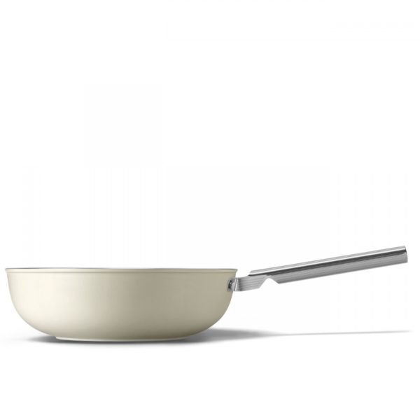 SMEG - WOK 30cm CREME