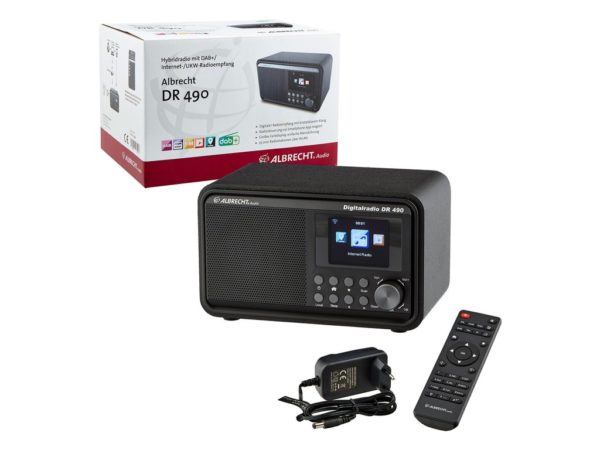 ALBRECHT - radio dab+ dr 490 black