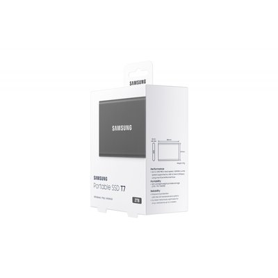 SAMSUNG - T7 2TB PORTABLE SSD GREY