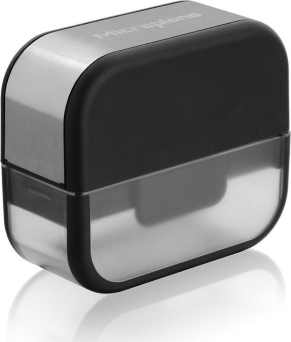 MICROPLANE - Knoflookrasp zwart/rvs