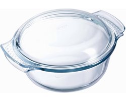 Pyrex - Classic Ovenschaal Rond Inclusief Deksel - 1,4l