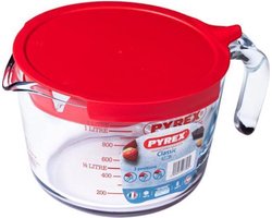 PYREX MAATBEKER 1L MET DEKSEL
