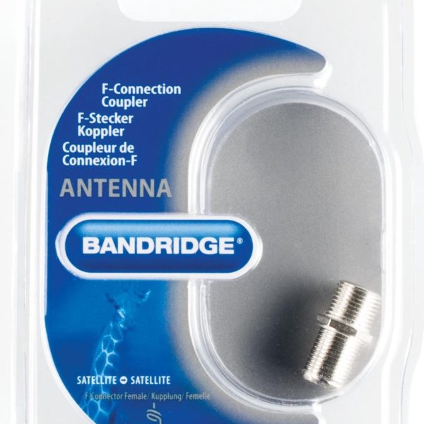 BANDRIDGE - BLUE F-CONNECTOR COUPLE