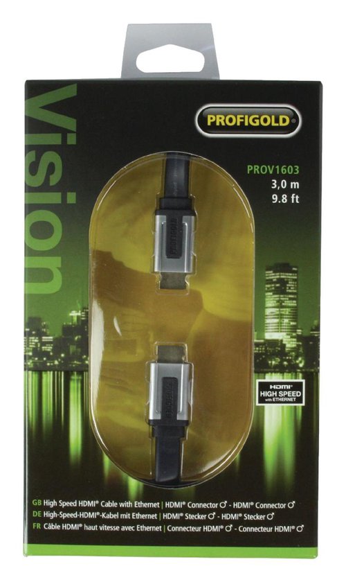 Profigold - HIGH SPEED HDMI KABEL MET INTERNET - 3M