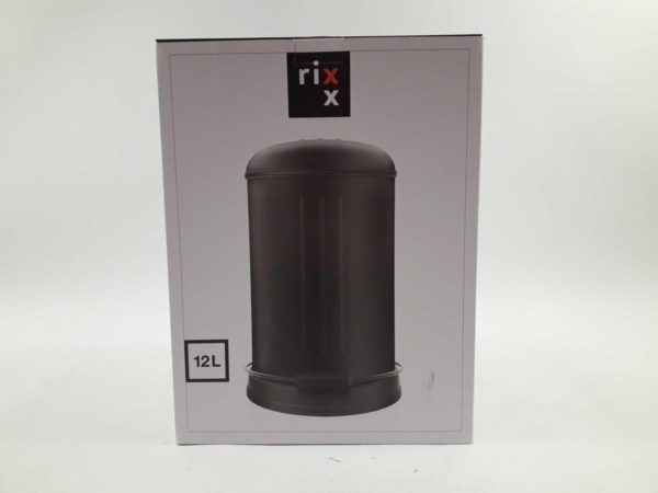 rixx pedaalemmer 12l mat zwart