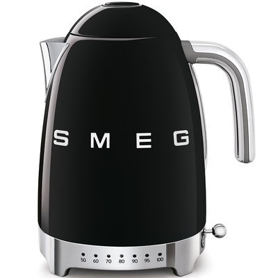 SMEG- waterkoker 1,7 zwart KLF04BLEU