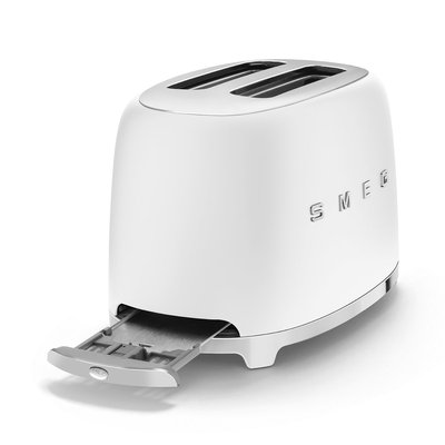 Smeg - broodrooster mat wit