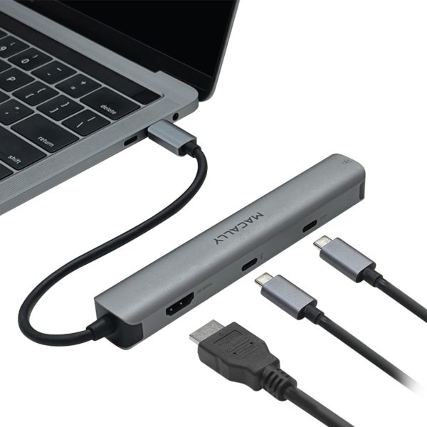 MACALLY - UCDOCK6 - Aluminium USB-C multiport hub