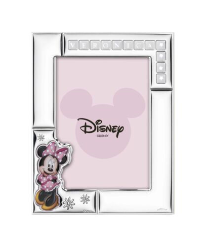 DISNEY - P/FRAME WITH LETTERS MINNIE PINK