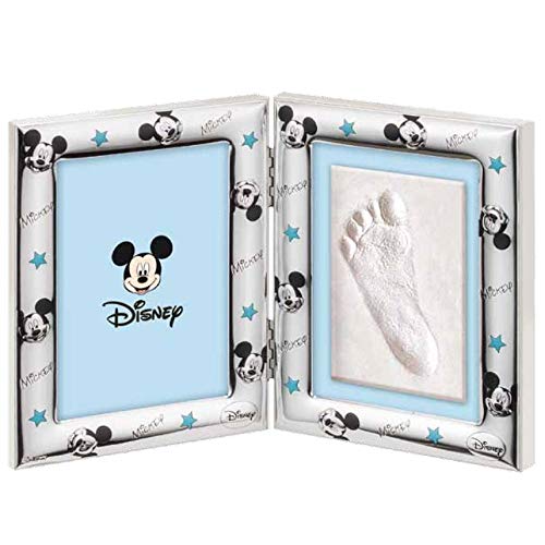 DISNEY - P/FRAME MICKEY W/FOOTPRINT BLUE