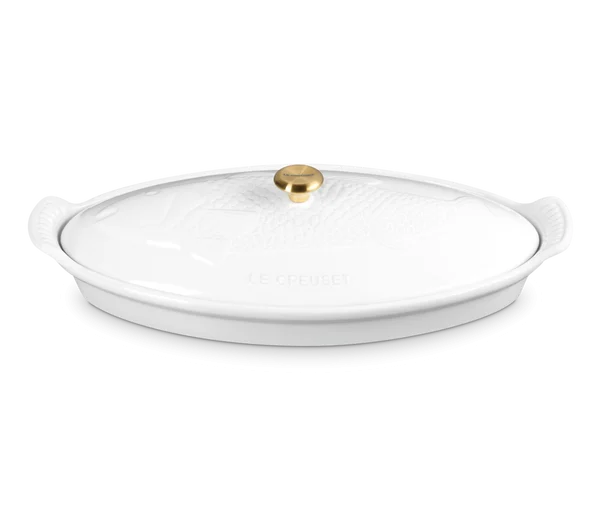 LE CREUSET - Ovenschaal VIS - Wit