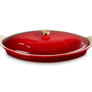 LE CREUSET - ovenschaal vis Kersenrood