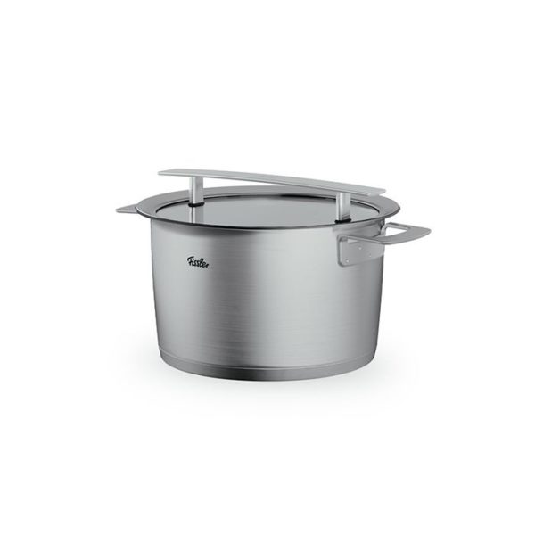 FISSLER - PHI COLLECTION HOGE KOOKPOT D24CMGLAZEN DEKSEL