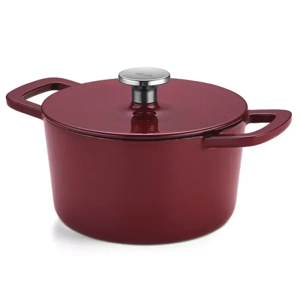 FISSLER MOMENTS KOOKPOT BURGUNDY RED 20cm