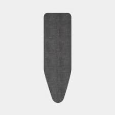 BRABANTIA - Strijkplankhoes B-124x38cm complete set Denim Black