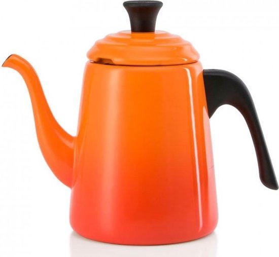 Le Creuset - Barista waterketel in Oranjerood 0,7l