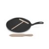 LE CREUSET- Gietijzeren pannenkoekpan in Mat Zwart 27cm