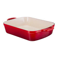 LE CREUSET - Braadslede in Geëmailleerd Gietijzer KERSENROOD 33 cm / 4.9L LE CREUSET - Braadslede in Geëmailleerd Gietijzer KERSENROOD 33 cm / 4.9L