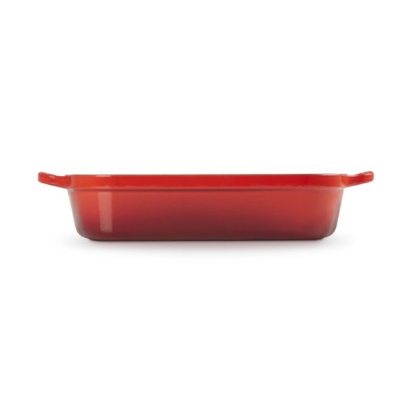 LE CREUSET - Braadslede in Geëmailleerd Gietijzer KERSENROOD 33 cm / 4.9L LE CREUSET - Braadslede in Geëmailleerd Gietijzer KERSENROOD 33 cm / 4.9L