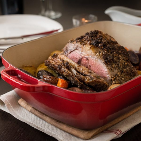 LE CREUSET - Braadslede in Geëmailleerd Gietijzer KERSENROOD 33 cm / 4.9L LE CREUSET - Braadslede in Geëmailleerd Gietijzer KERSENROOD 33 cm / 4.9L