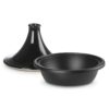 Le Creuset - Gietijzeren tajines in Ebbenzwart 31cm 3,7l