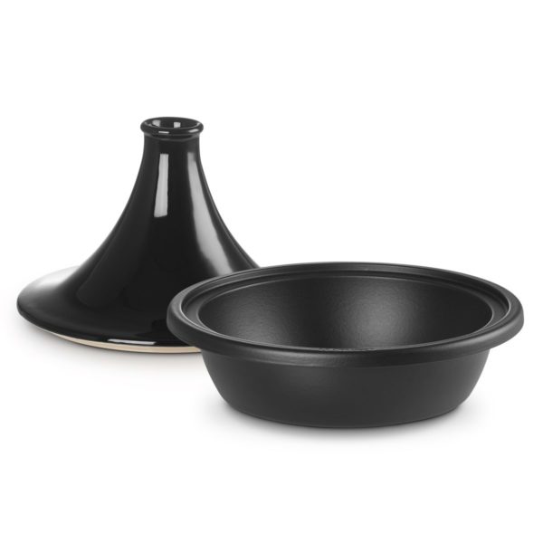 Le Creuset - Gietijzeren tajines in Ebbenzwart 31cm 3,7l