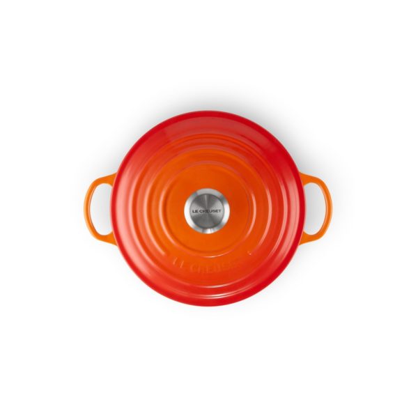 Le Creuset - SIGNATURE SOUP POT 24cm FLAME Le Creuset - SIGNATURE SOUP POT 24cm FLAME