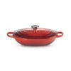 Le Creuset * OBLONG BRAAD STOOFPAN 31cm CERISE