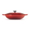 Le Creuset * OBLONG BRAAD STOOFPAN 31cm CERISE