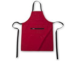 ziczac Schort Prof. 4 zakken, 80x105 cm rood