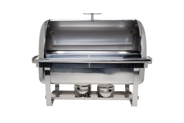 Cosy & Trendy CT PROF CHAFING DISH GN1-1 INOX ROLL TOP STAPELBAAR - 35X59X42