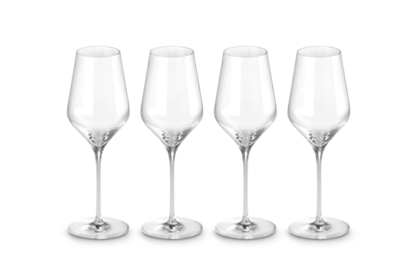 LE CREUSET - WITTE WIJNGLAZEN WA Glas/Transp. Set4 LE CREUSET - WITTE WIJNGLAZEN WA Glas/Transp. Set4