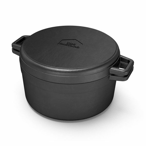 THE BASTARD - Dutch Oven & Griddle Compact 20 cm THE BASTARD - Dutch Oven & Griddle Compact 20 cm