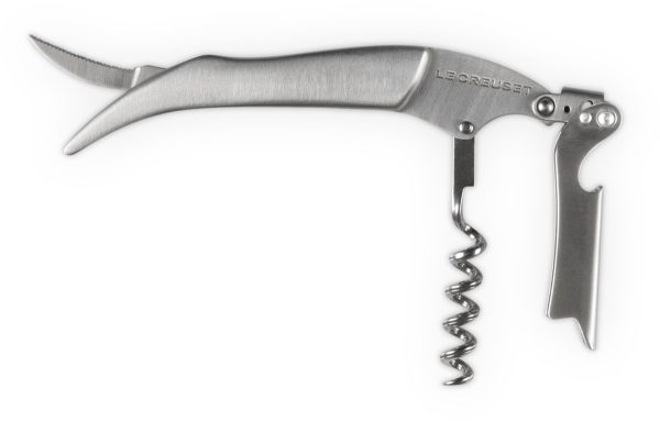 LE CREUSET - Kurkentrekker / Kelnersmes Premium RVS