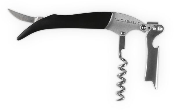 LE CREUSET - Kurkentrekker / Kelnersmes Zwart Classic