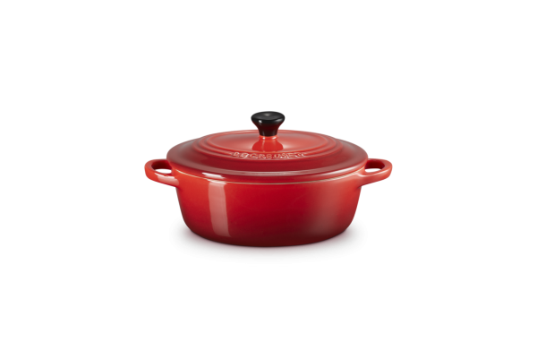LE CREUSET - MINI STOOFPAN OVAAL - CERISE