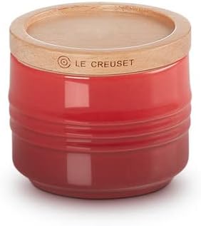 LE CREUSET - SUIKERPOT AVES COUVERCLE BOIS CERIS LE CREUSET - SUIKERPOT AVES COUVERCLE BOIS CERIS