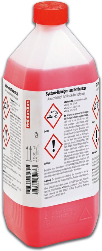 MIELE - Ontkalker & Hogedrukstoomoven