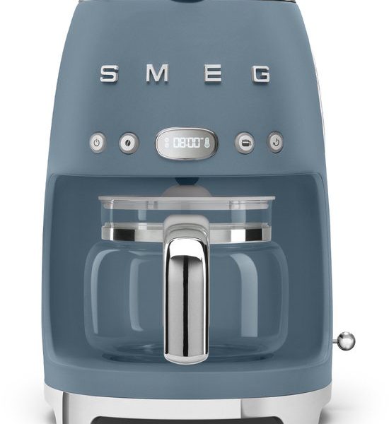 Smeg koffiezet storm blue mat DCF02SBMEU