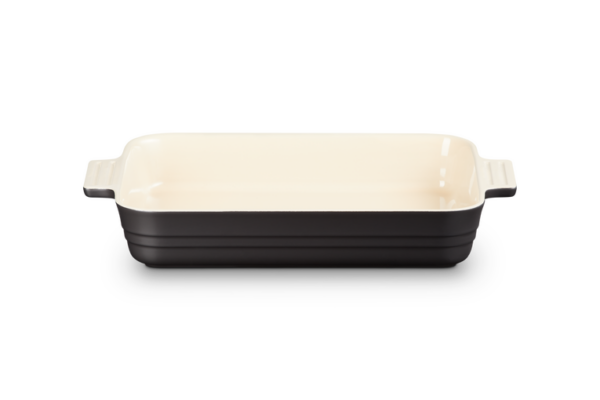LE CREUSET - Ovenschaal Rechthoekig Classic in Aardewerk MAT ZWART