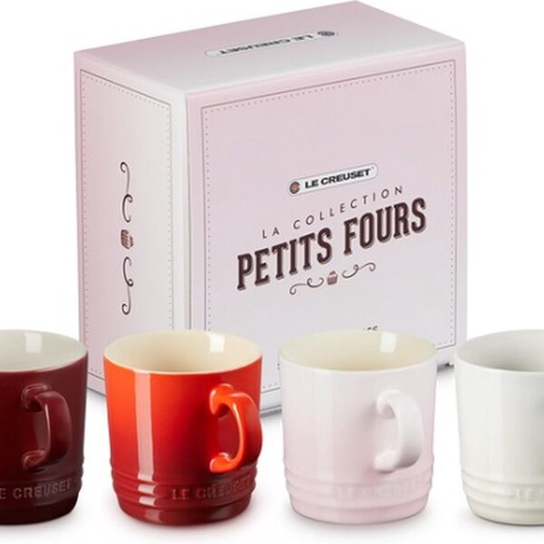 LE CREUSET - KOFFIEBEKER -PETITFOURS Set4