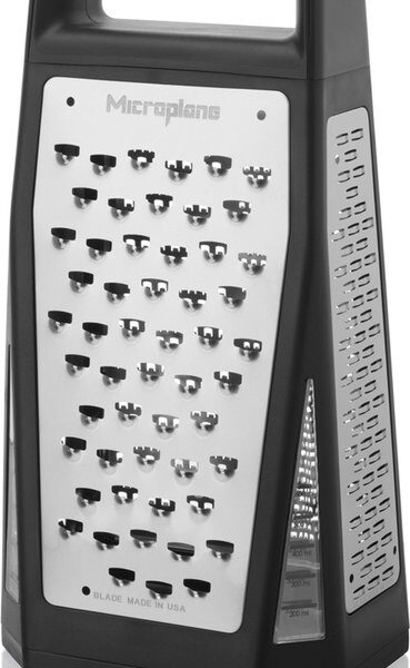 MICROPLANE - Rasp Boxgrater Elite - 5 Grofheden - Zwart