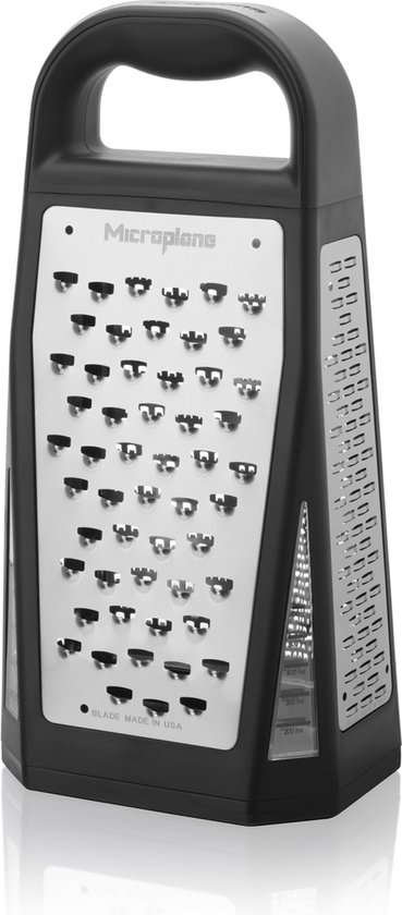 MICROPLANE - Rasp Boxgrater Elite - 5 Grofheden - Zwart