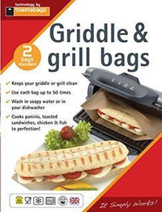 POINT VIRGULE - Set van 2 Herbruikbare Grill en Toast Bags uit Glasvezel 32x16.6cm