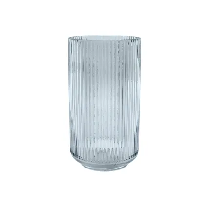 POINT VIRGULE - vaas uit glas blauw Ø 12.5cm H 22.7cm