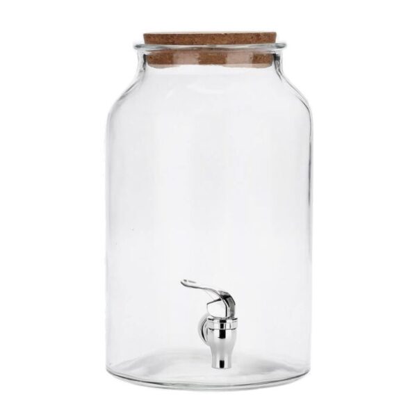 POINT VIRGULE - ronde drankdispenser met kurkdop 5.6L