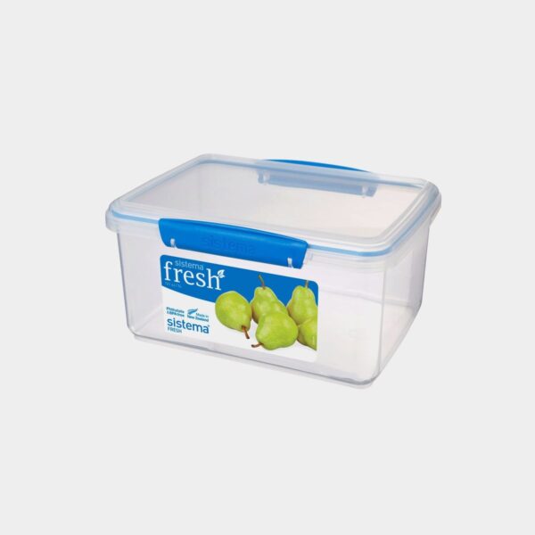 SISTEMA - fresh rechthoekige voorraaddoos blauw 3L