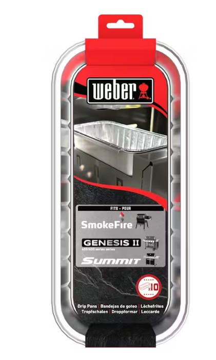 Weber DRIP PAN SMOKEFIRE/S aluminium lekbakjes Pellet Summit barbecues